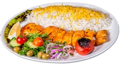 Yummy and special Joojeh Kebab, order now from Persian Grill!